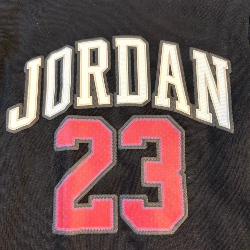 Jordan 23 Flight Fleece Pullover Hoodie Toddler Kids Black C651-023 Size 2T